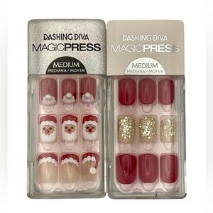 Dashing Diva Christmas Magic Press Nails - Lot of 2